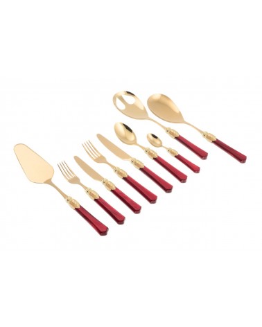 Golden Cutlery Set - Vittoria Oro 75pcs - Rivadossi Sandro -  - 
