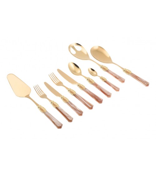 Golden Cutlery Set - Vittoria Oro 75 pieces - Rivadossi Sandro -  - 