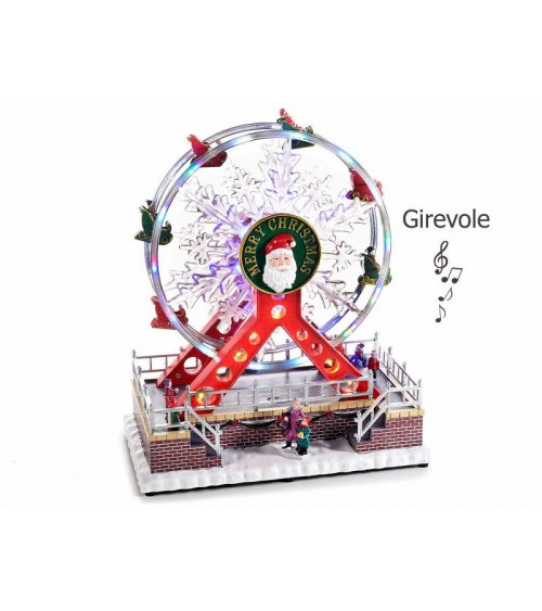 Resin Wheel with Multicolor Neon Lights, Music and Movement -  - 