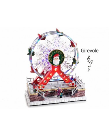 Resin Wheel with Multicolor Neon Lights, Music and Movement -  - 