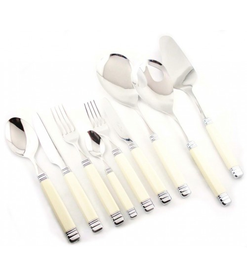 Rossini - Rivadossi Colored Cutlery - set 75 pcs Ivory - 