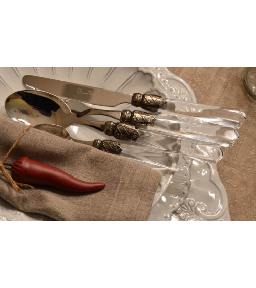 Vittoria 餐具 Rivadossi 75 件透明 -