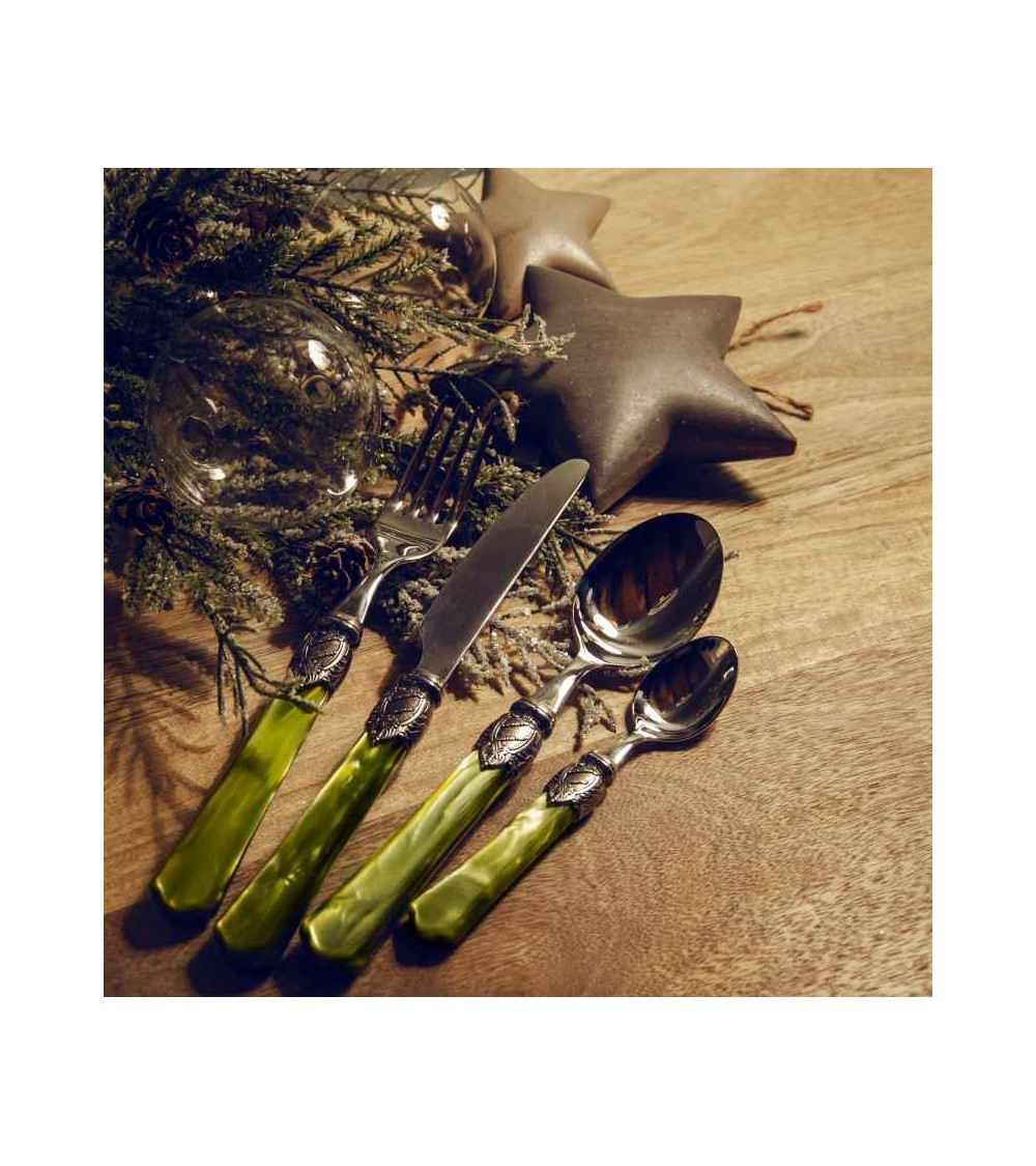 Vittoria 餐具 Rivadossi Sandro 75 件橄榄绿 -