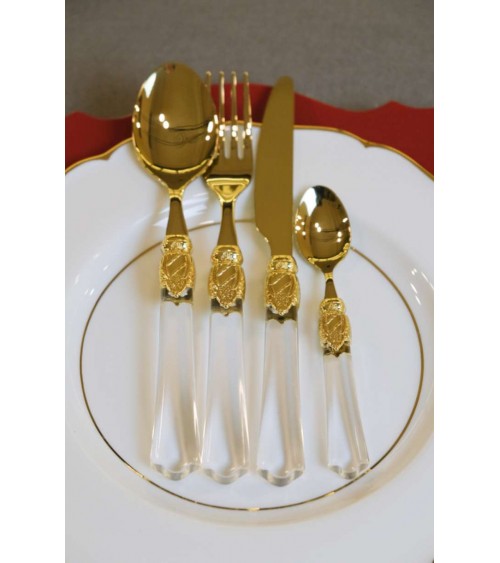 金色餐具套装 - Vittoria Oro 75 件 - Rivadossi Sandro -
