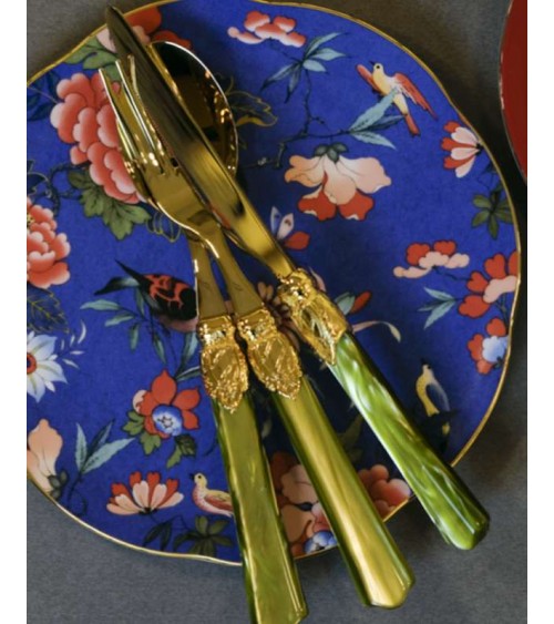 金色餐具套装 - Vittoria Oro 75 件 - Rivadossi Sandro -