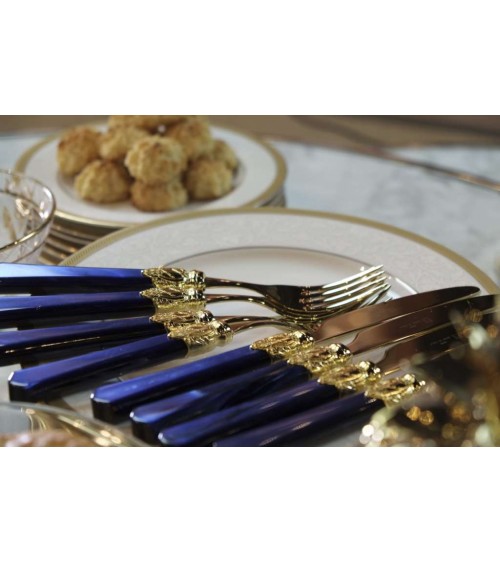 金色餐具套装 - Vittoria Oro 75 件 - Rivadossi Sandro -