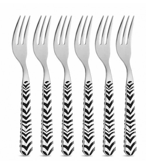 Set 8 Pcs Modern Cutlery from Dolce Animalier Zebra -  - 