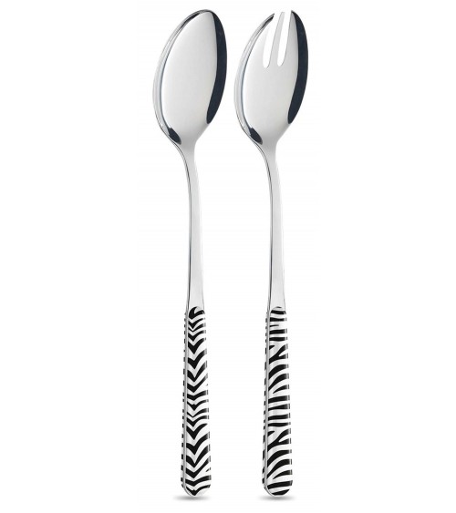4 件套现代餐具 - Zebra Animalier -