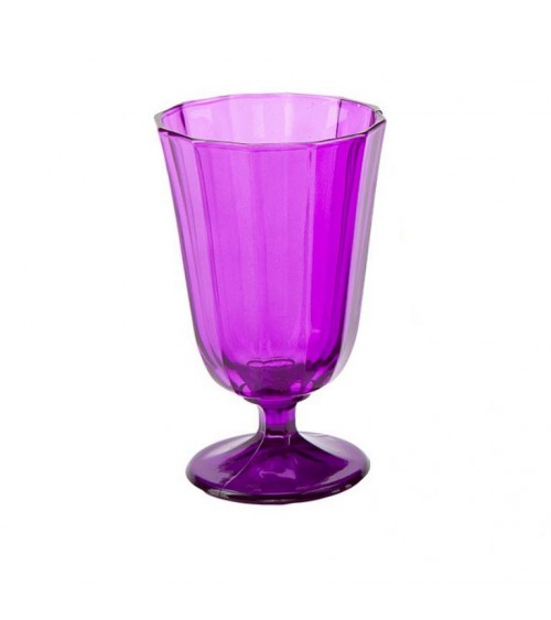 Water Goblet Ana in Colored Glass - 6 Pieces -  - 