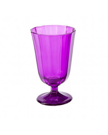Water Goblet Ana in Colored Glass - 6 Pieces -  - 
