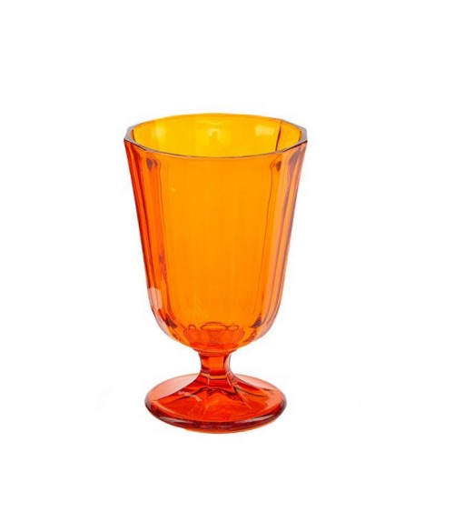 Wine Glass Ana in Colored Glass - 6 Pieces -  - 