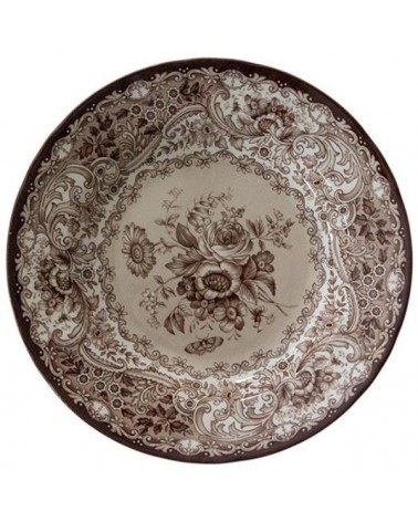 Old England Rundes Tablett aus Porzellan - 