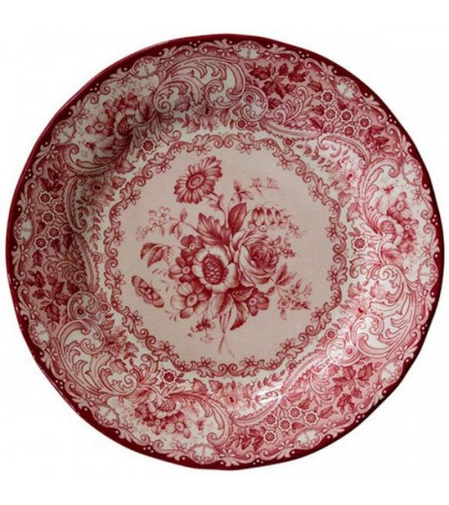 Old England Round Tray in Porcelain -  - 