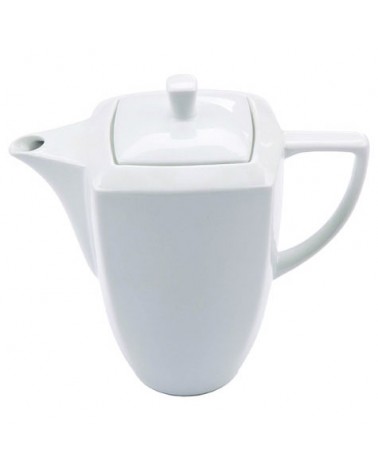 Carrè Coffee Pot in White Porcelain -  - 