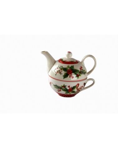 "Jingle Bells" Keramik-Teekanne - Royal Family - 