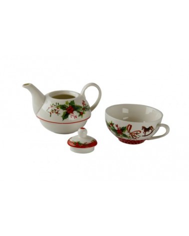 "Jingle Bells" Ceramic Teapot - Royal Family -  - 