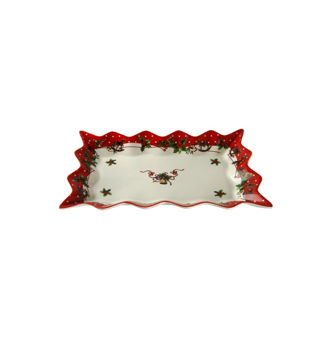 Keramikaufsatz mit Wellenschliff "Jingle Bells" - Royal Family - 
