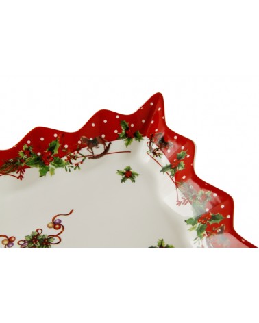 Keramikaufsatz mit Wellenschliff "Jingle Bells" - Royal Family - 