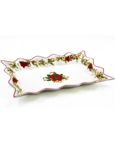 Rectangular Ceramic Centerpiece "Stella di Natale" - Royal Family -  - 