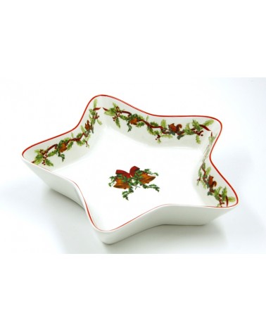 Pirofila a Stella in Ceramica "Christmas Carol" - Royal Family - 