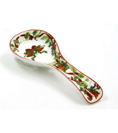 "Christmas Carol" Ceramic Spoon Rest - Royal Family