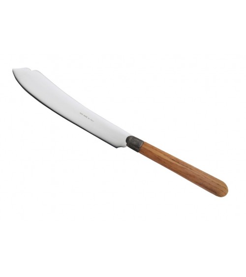 Cortina Cake Knife - Stainless Steel Wood-like Handle - Rivadossi Sandro - 1