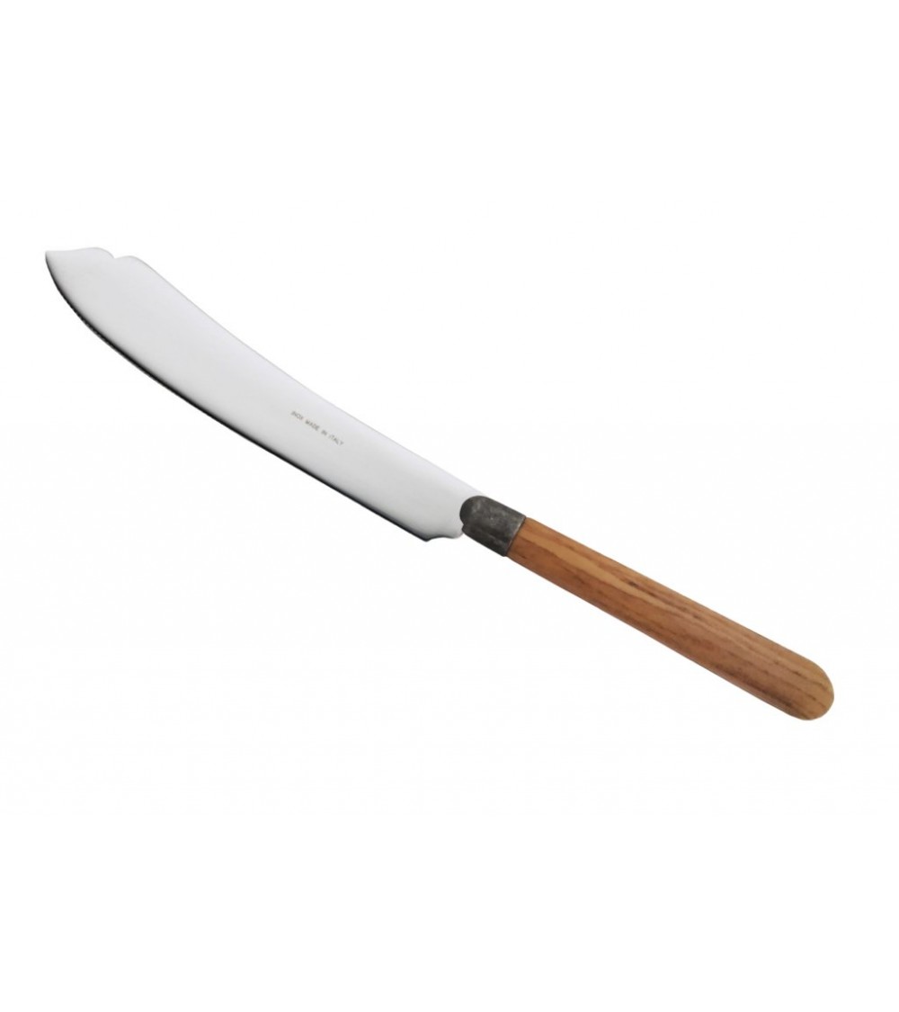 Cortina Cake Knife - Stainless Steel Imitation Wood Handle - Rivadossi Sandro -  - 