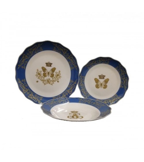 Service de table en porcelaine "Queen Elisabeth" 18 pièces - Royal Family - 