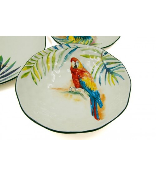 Porzellangeschirr "Jungle Parrot" 18-teilig - Royal Family - 