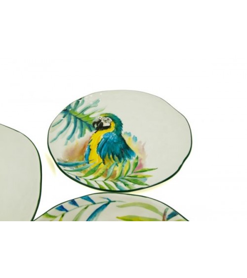 Service de table en porcelaine "Jungle Parrot" 18 pièces - Royal Family - 