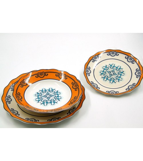 "Taormina" Porcelain Dinner Set 18 Pieces - Royal Family -  - 