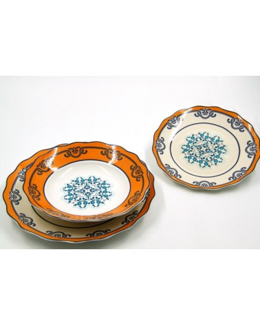 Porzellangeschirr "Taormina" 18-teilig - Royal Family - 