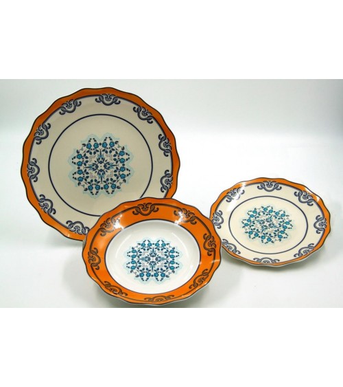 Service de table en porcelaine "Taormina" 18 pièces - Royal Family - 
