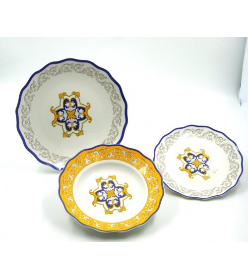 "Lipari" Porcelain Dinner Set 18 Pieces - Royal Family -  - 