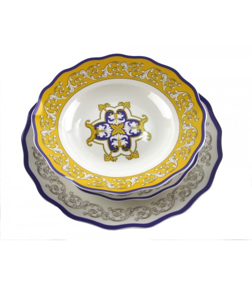 Service de table en porcelaine "Lipari" 18 pièces - Royal Family - 