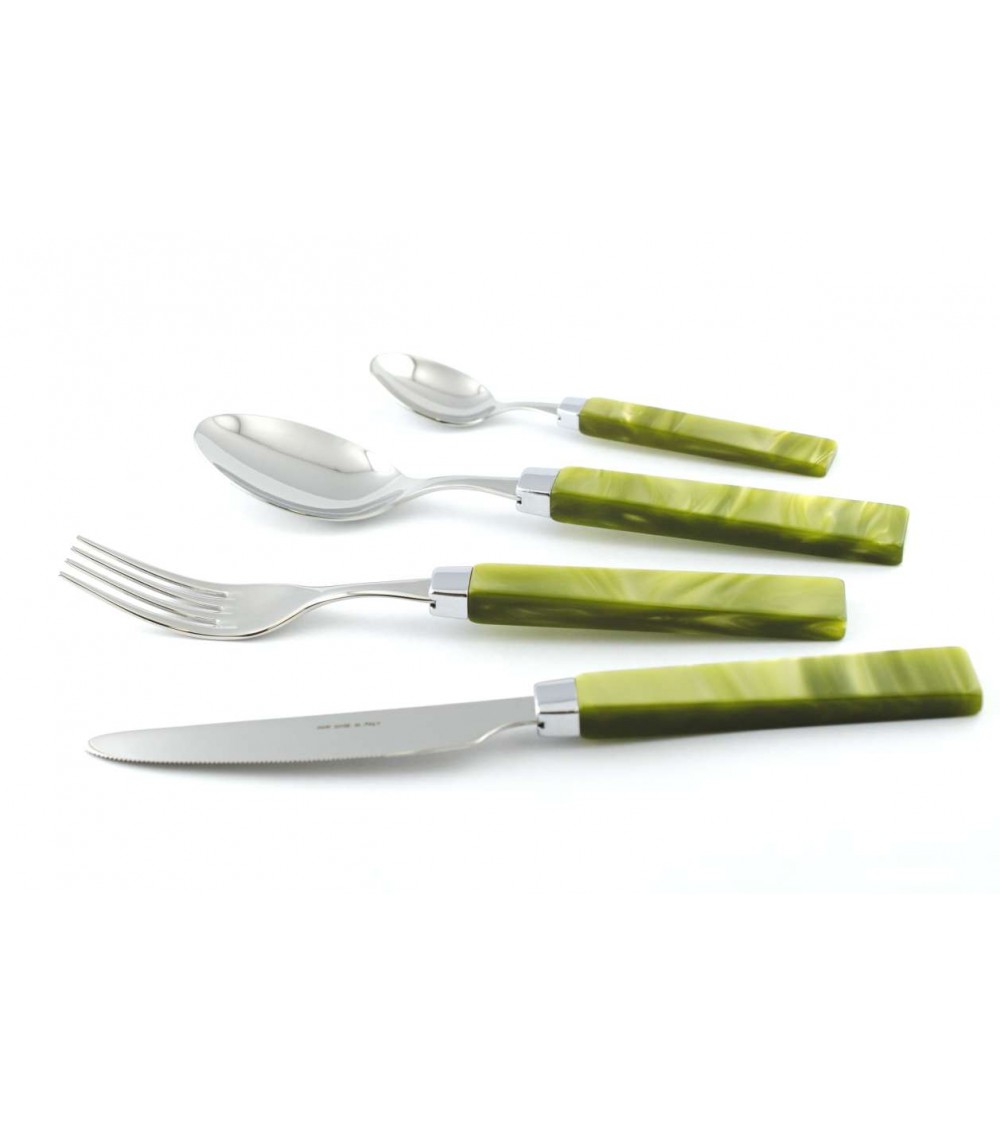 Modern Glam Perlmutt Besteck - Set 24tlg Rivadossi Sandro - 