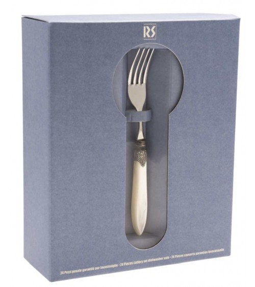 Modern Glam Mother of Pearl Cutlery - Set 24pcs Rivadossi Sandro -  - 