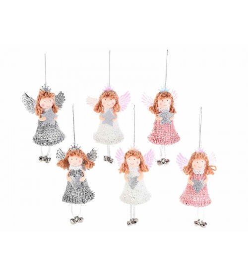 Christmas Decoration - 12 Angels with Bell Feet -  - 