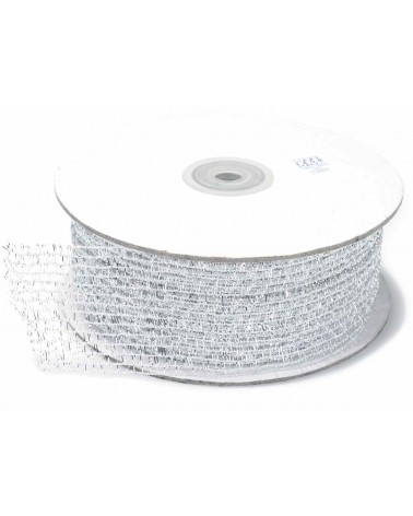 Mouldable Net Ribbon for Gift Packs and Rosettes mm 45 x 25 mt -  - 