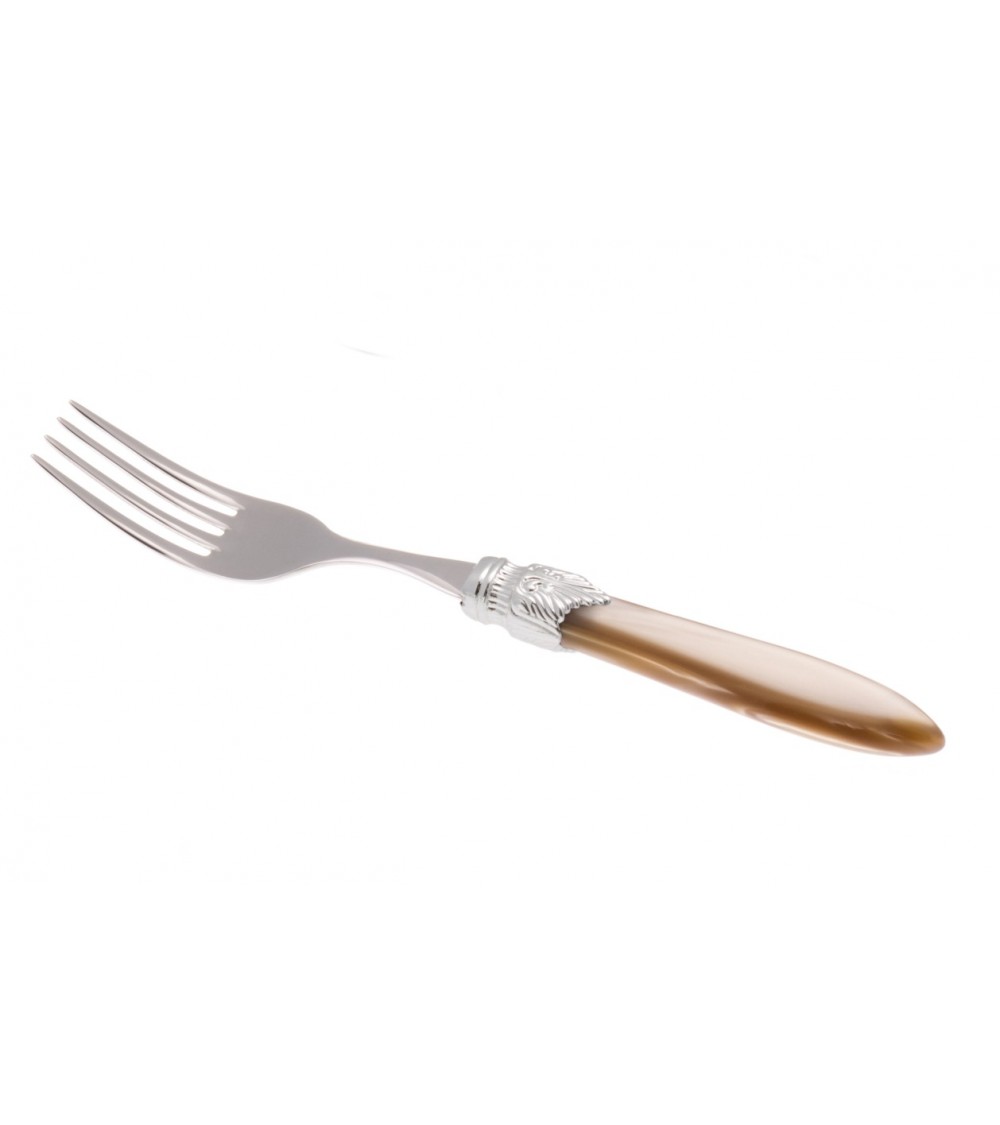 Set de fourchettes de table 6 pcs Laura manche en nacre argenté -