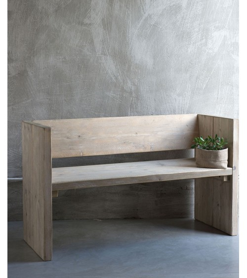Sofa aus recyceltem Holz mit Rückenlehne - 