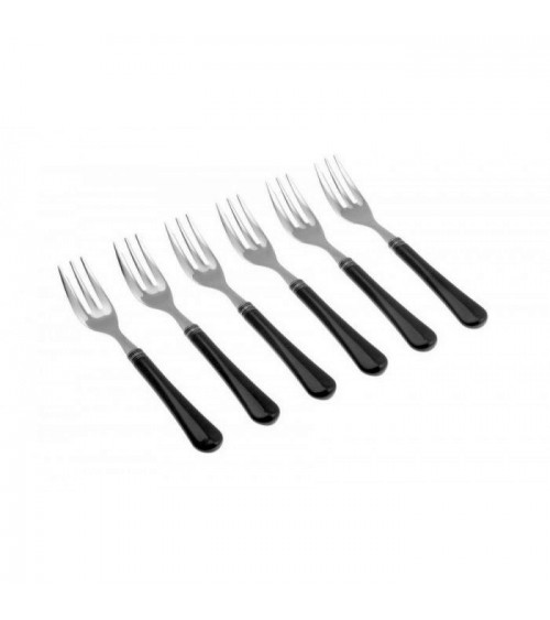 Giulietta Set 6 tlg. Dessertgabeln Besteck Rivadossi - 