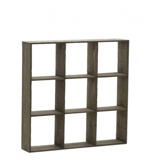 Large industrial style wooden wall unit -  - 