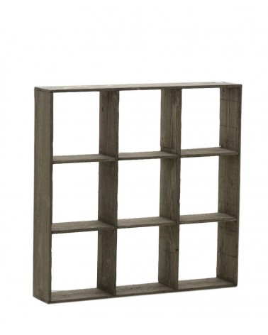 Large industrial style wooden wall unit -  - 