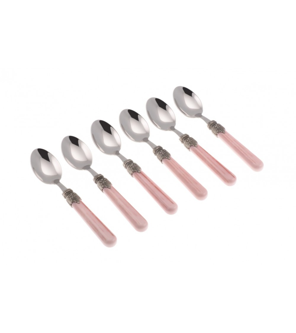 Vintage Farbiges Besteck-Set 6tlg. Kaffeelöffel - Rivadossi Sandro - 