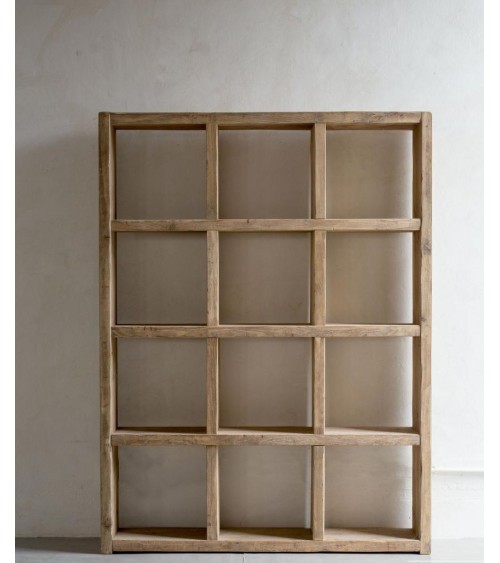 Chess model reclaimed wood bookcase -  - 