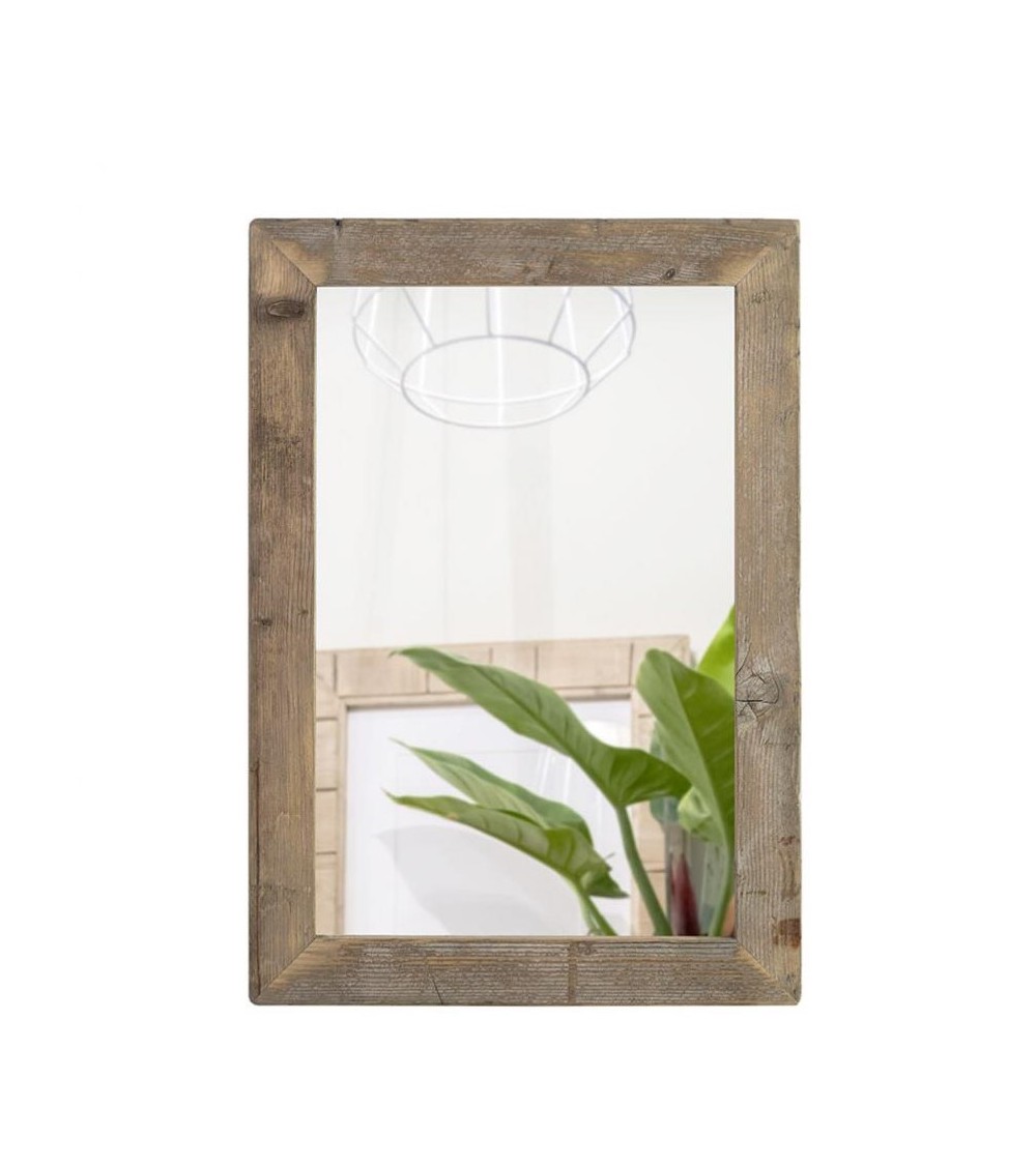 Mirror with Reclaimed Wood Frame -  - 