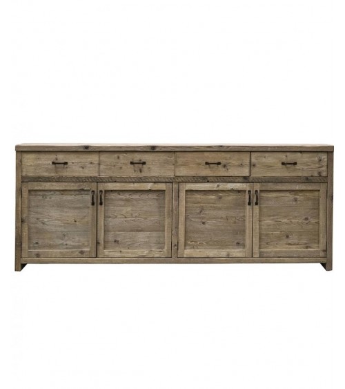 Reclaimed Wood Sideboard with 4 Doors and 4 Drawers -  - 