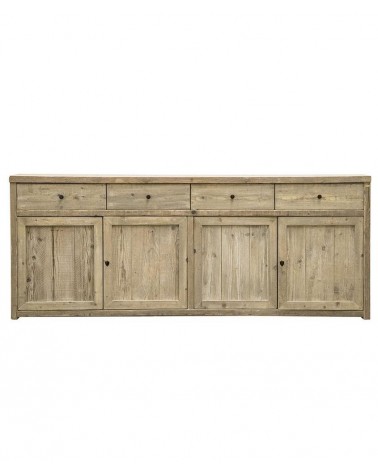 Reclaimed Wood Sideboard with Iron Key and Knobs -  - 
