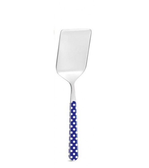 Set of 4 Serving Cutlery - Blue Polka Dots -